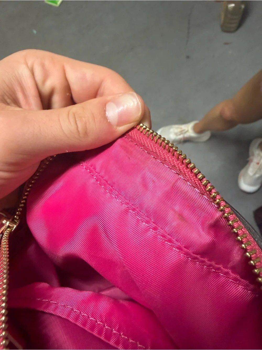 Louis Vuitton Saintonge Monogram Canvas Crossbody Shoulder Bag Pink Tassels